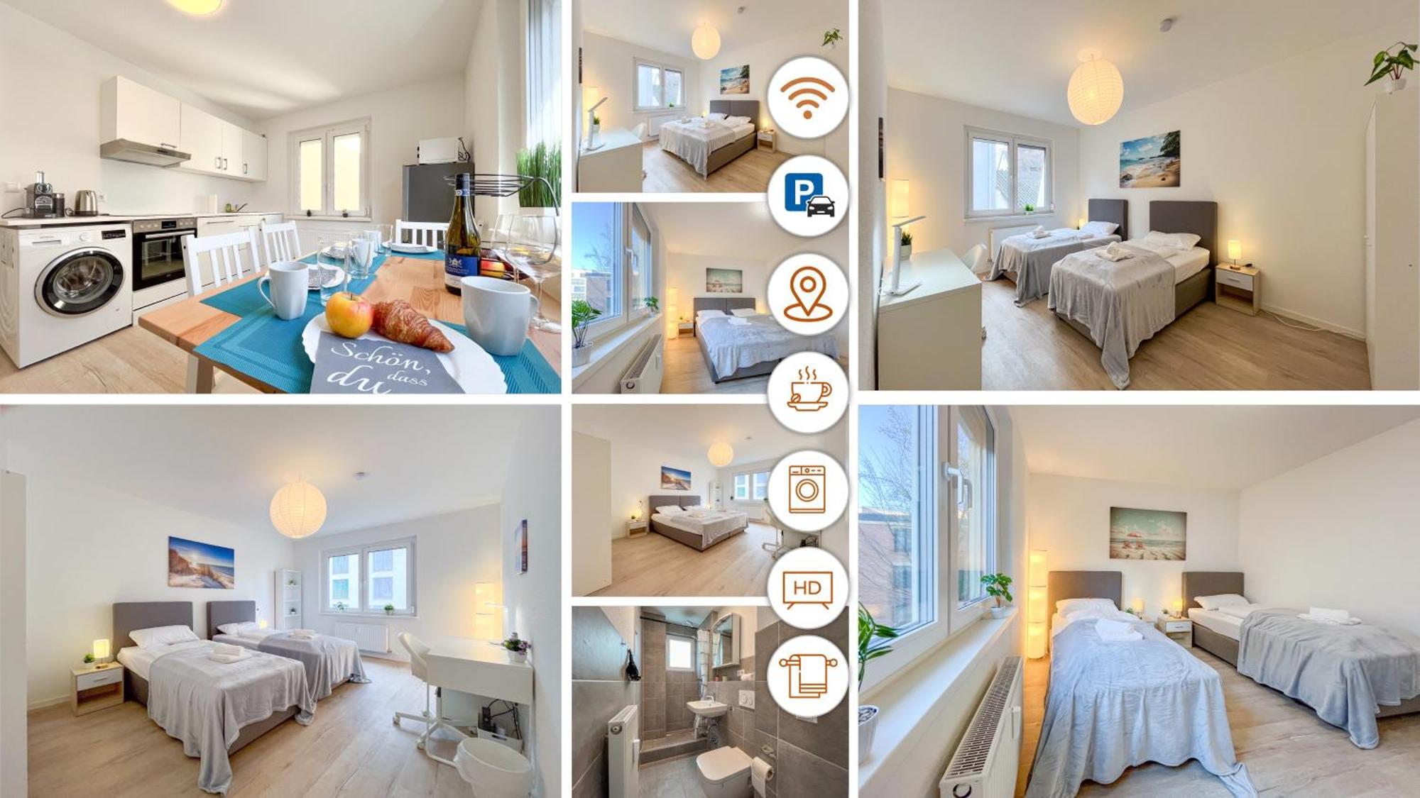 Rosenberg-Suites - Zentral, Stellplatz, Grosse Terasse, Business & Privat Heilbronn Esterno foto